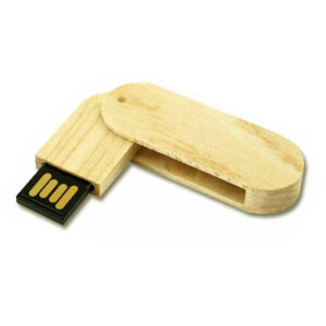 Pen Drive 4 GB Ecológico Giratório Personalizado
